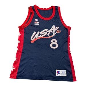 VTG 90s Chicago Bulls SCOTTIE PIPPEN Dream Team Olympic CHAMPION‎ Jersey  Sz 44